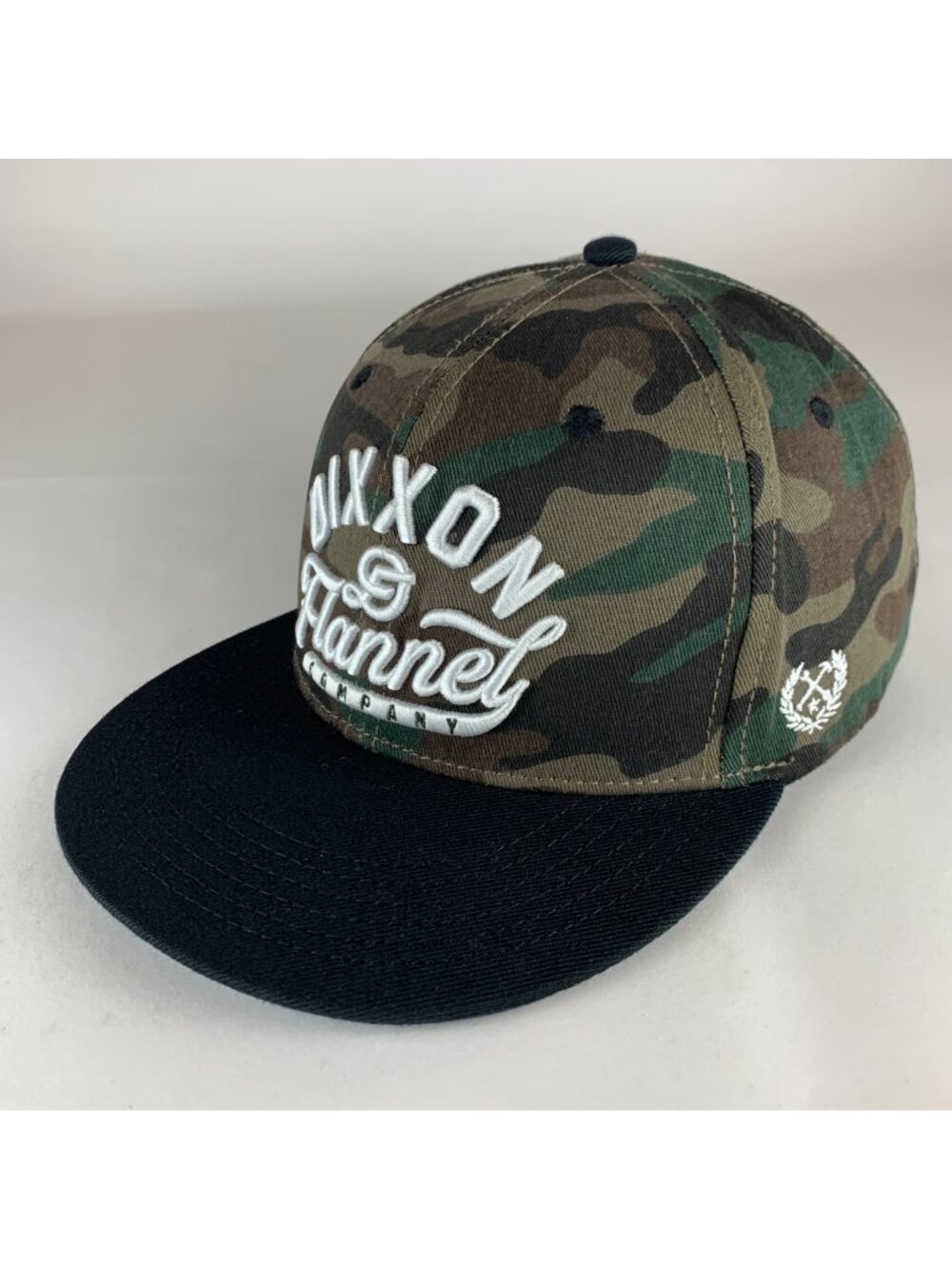 Dixxon Flannel Co Green Camo Black Snapback Hat